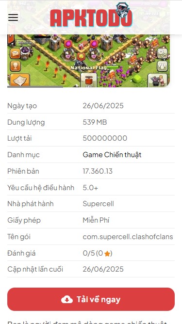Hướng Dẫn Tải Và Cài Đặt Clash Of Clan Hack 