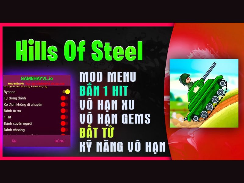 Tính Năng Nổi Bật Của Hack Hills Of Steel