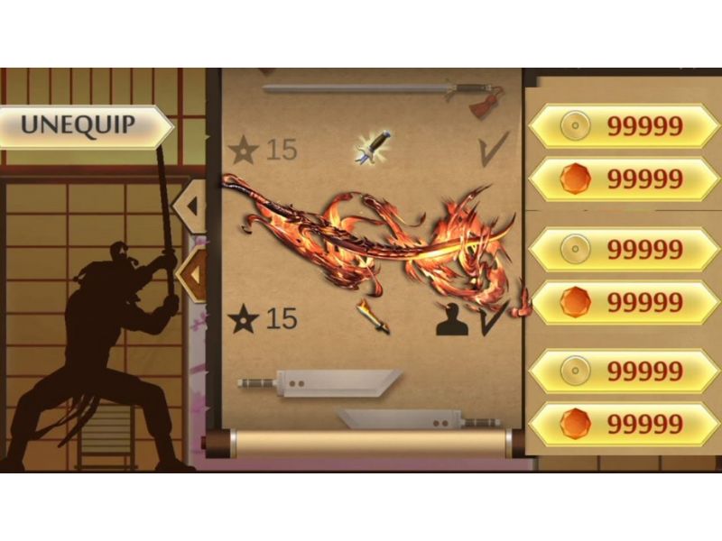 Mở Khóa Tất Cả Vũ Khí Trong Hack Shadow Fight 2