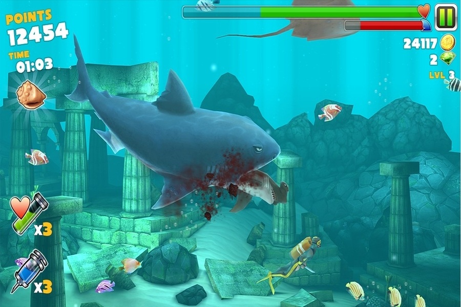 Banner Hack Game Hungry Shark 3