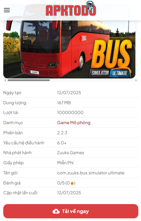 Hướng Dẫn Tải Và Cài Đặt Hack Game Bus Simulator Bản Mới Nhất